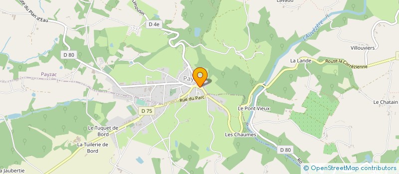 localisation de l'entreprise DE PAYZAC  PAYZAC