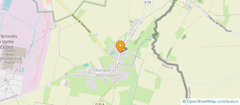 localisation de l'entreprise DE PAZO  ROMBIES-ET-MARCHIPONT