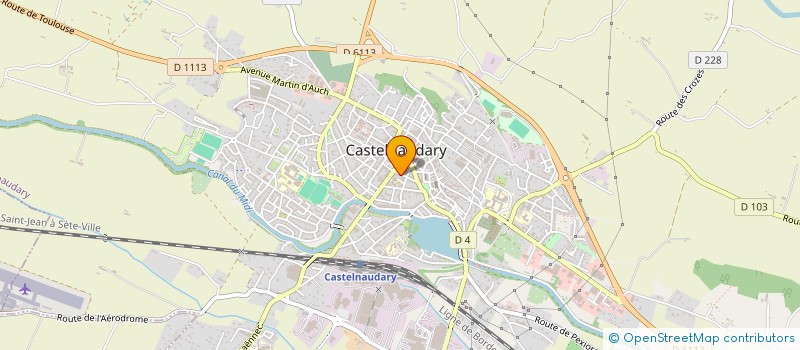 localisation de l'entreprise DE PECO SEBASTIEN ET RENAUD LUCIE  CASTELNAUDARY