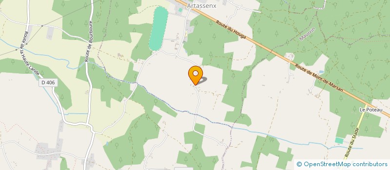 localisation de l'entreprise DE PEDEMARIE  ARTASSENX