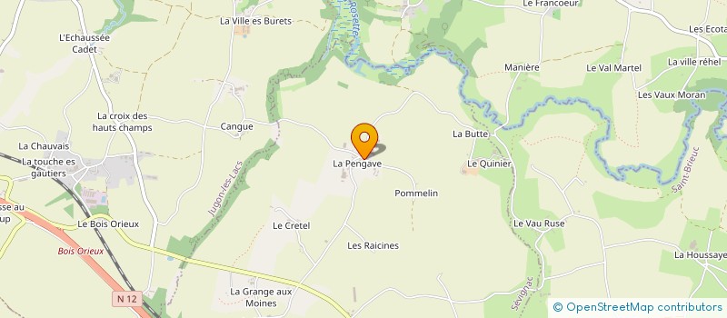localisation de l'entreprise DE PENGAVE à SEVIGNAC