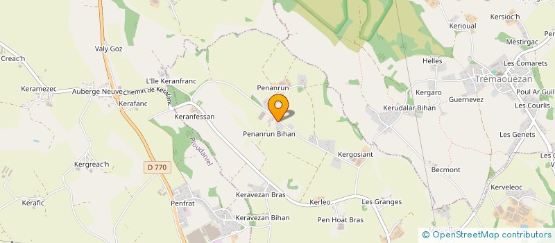 localisation de l'entreprise DE PENNARUN à PLOUEDERN