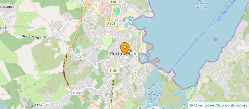 localisation de l'entreprise DE PERETTI DELLA ROCCA IMMOBILIER  PORTO-VECCHIO