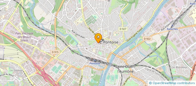 localisation de l'entreprise DE PERLES EN IDEES  PONTOISE