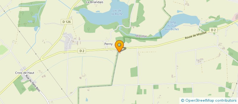 localisation de l'entreprise DE PERNY  SAINT-GILDAS-DES-BOIS