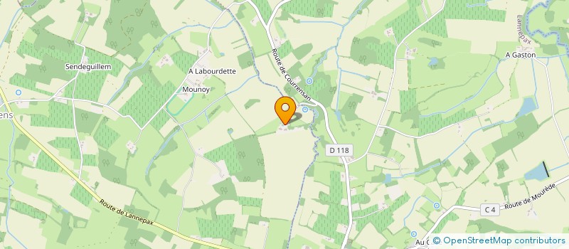 localisation de l'entreprise DE PERREOU à BRETAGNE D'ARMAGNAC