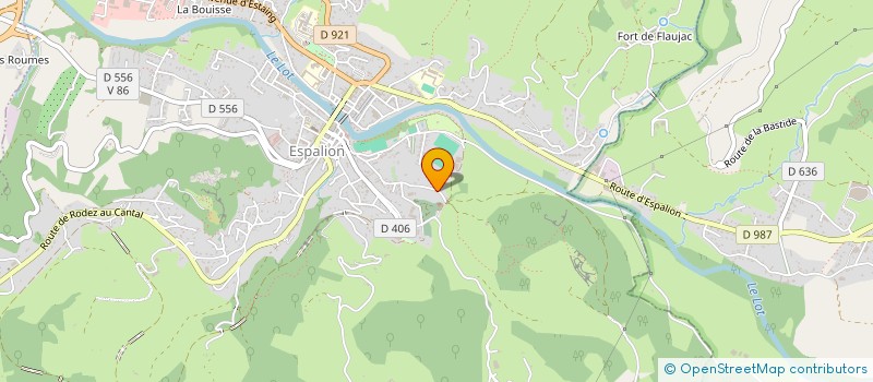 localisation de l'entreprise DE PERSE  ESPALION