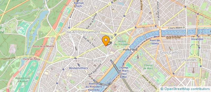 localisation de l'entreprise DE PETIVILLE  PARIS