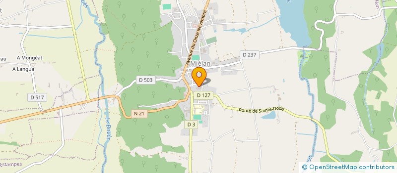 localisation de l'entreprise DE PHALANGE à AUX-AUSSAT