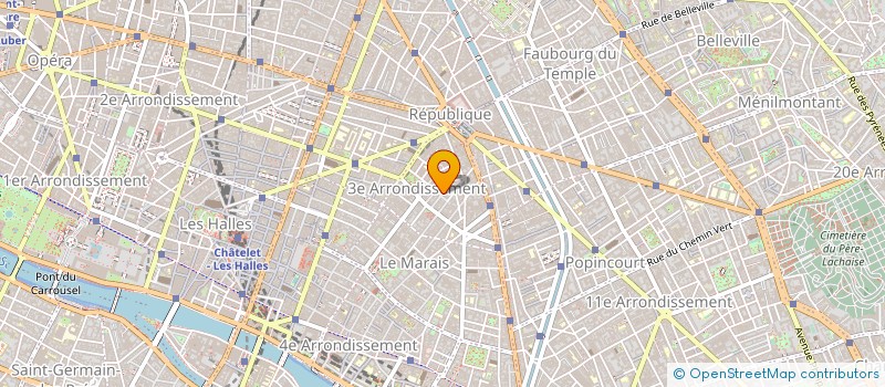 localisation de l'entreprise DE PICARDIE à PARIS