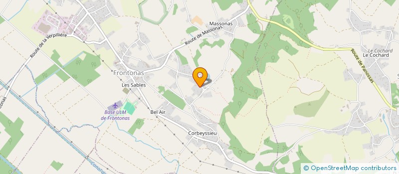 localisation de l'entreprise DE PICCOLI  FRONTONAS