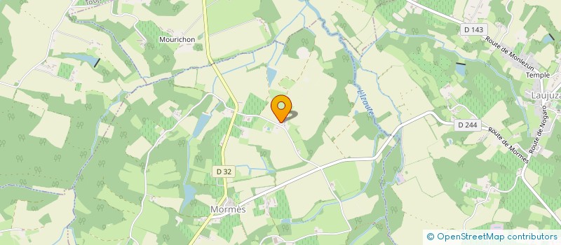 localisation de l'entreprise DE PICHET  CASTEX-D'ARMAGNAC