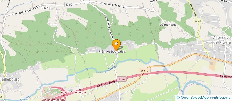 localisation de l'entreprise DE PIERRE ET DE FER  BORDES-DE-RIVIERE