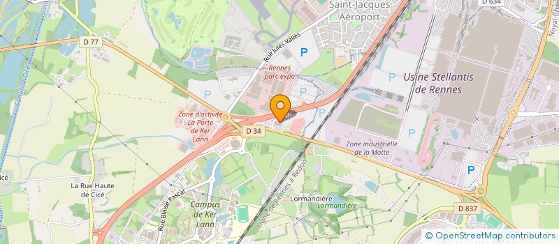 localisation de l'entreprise DE PIERRES ET D'EAU à BRUZ