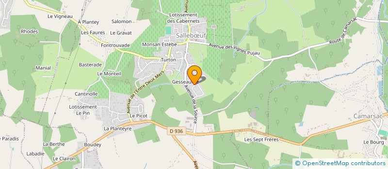 localisation de l'entreprise DE PIERVAL  SALLEBUF