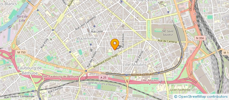 localisation de l'entreprise DE PILE A FACE à LILLE