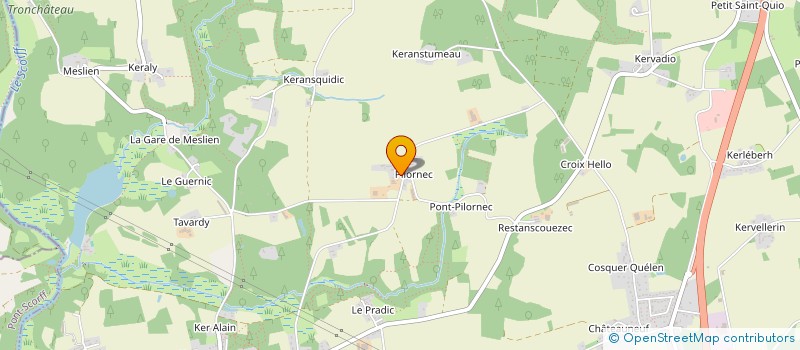 localisation de l'entreprise DE PILORNEC à CLEGUER