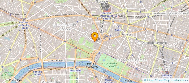 localisation de l'entreprise DE PIMODAN CLAUDE  PARIS