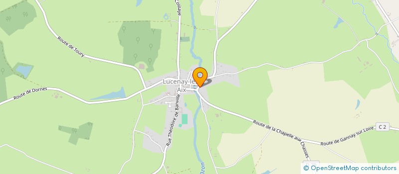 localisation de l'entreprise DE PIN - MANGOTE  LUCENAY-LES-AIX