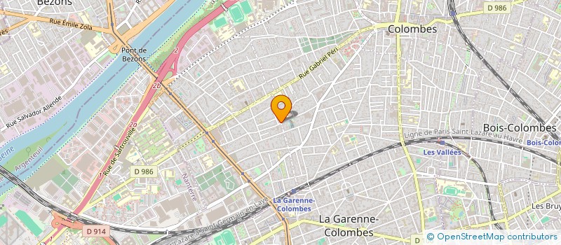 localisation de l'entreprise DE PINA ET ALMEIDA à COLOMBES