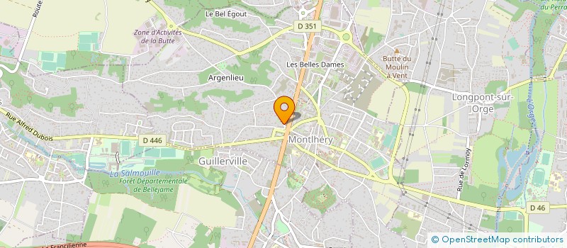 localisation de l'entreprise DE PINHO à MONTLHERY