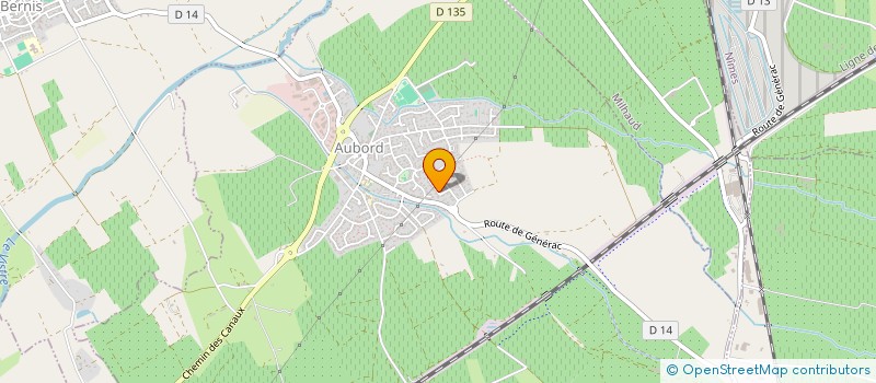 localisation de l'entreprise DE PINHO à AUBORD