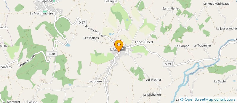 localisation de l'entreprise DE PINS PENEONS à LARAJASSE