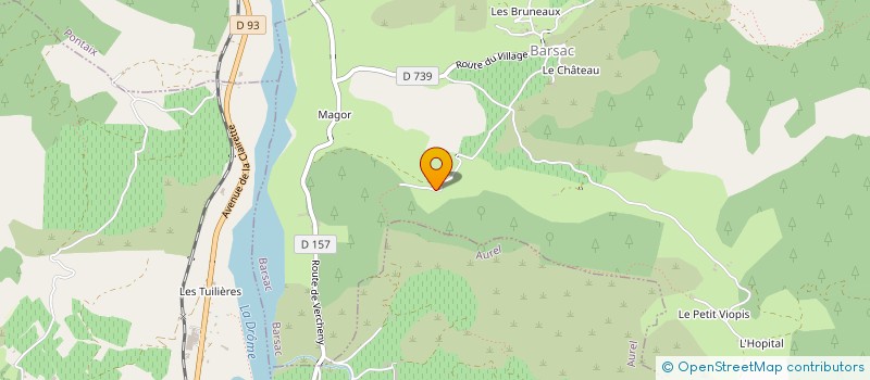 localisation de l'entreprise DE PITOLINE  BARSAC