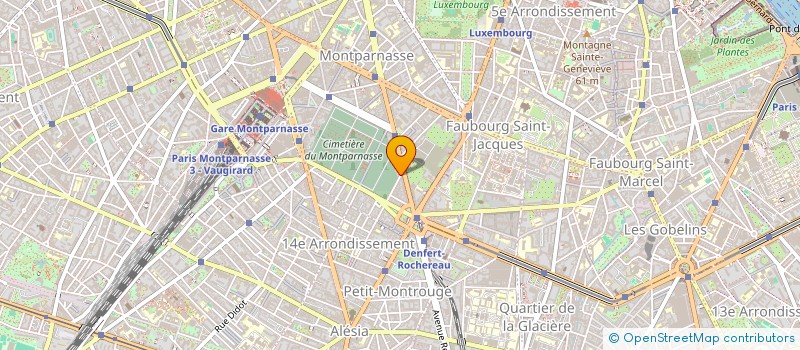 localisation de l'entreprise DE PLAIN-PIED  PARIS