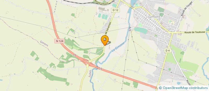 localisation de l'entreprise DE PLANSELVE  GIMONT