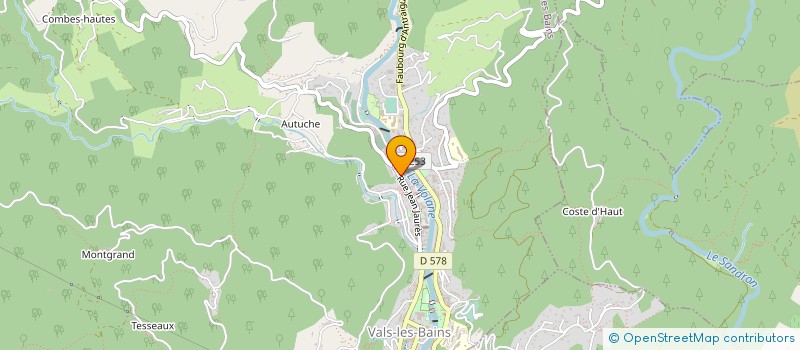 localisation de l'entreprise DE PLEIN VENT SARL à VALS-LES-BAINS