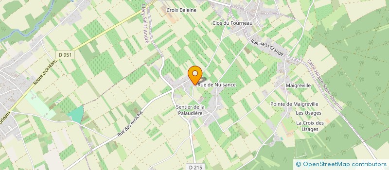 localisation de l'entreprise DE POILS OU DE PLUMES FERME PEDAGOGIQUE DU CLOS DES CANES à MEZIERES-LEZ-CLERY