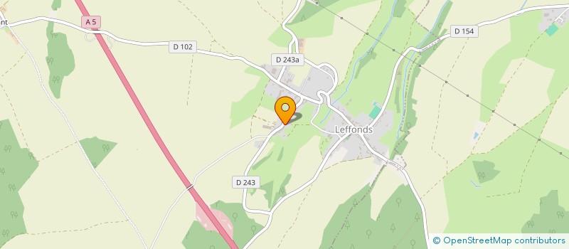 localisation de l'entreprise DE POISEL à LEFFONDS
