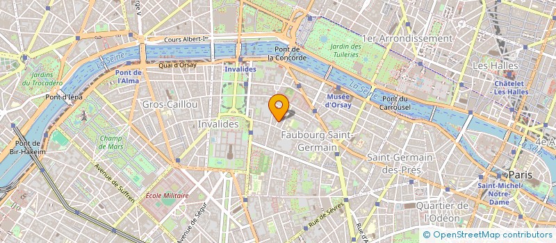 localisation de l'entreprise DE PONTALBA  PARIS