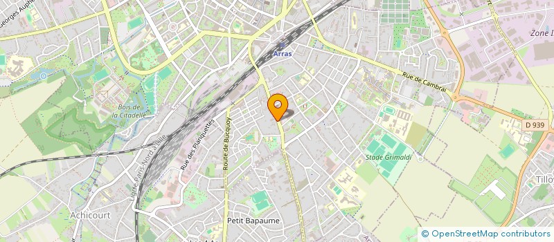 localisation de l'entreprise DE POURCQ à ARRAS