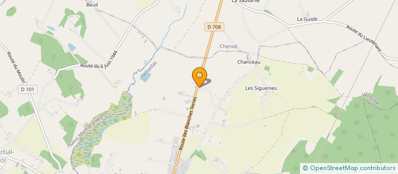 localisation de l'entreprise DE POUZET  CHERVAL