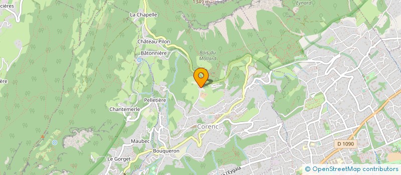 localisation de l'entreprise DE PRE MORIN  CORENC