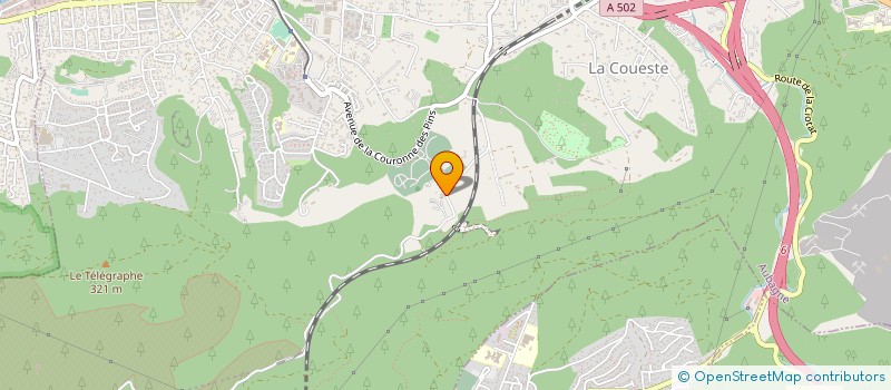 localisation de l'entreprise DE PREMOL à AUBAGNE