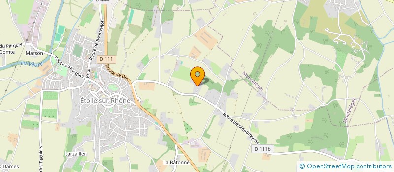 localisation de l'entreprise DE PREMOREL à ETOILE-SUR-RHONE