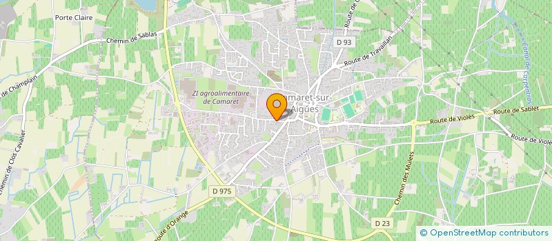 localisation de l'entreprise DE PROVENCE DEUX  CAMARET-SUR-AIGUES