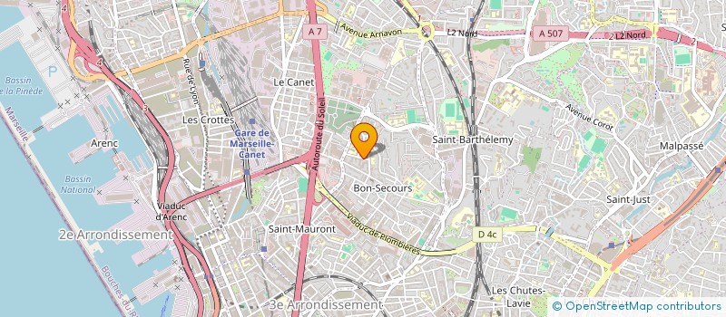 localisation de l'entreprise DE PURA CEPA à MARSEILLE