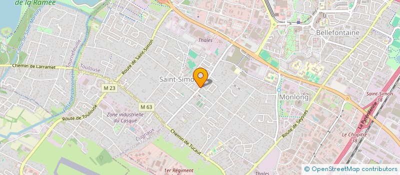 localisation de l'entreprise DE PUYMAURIN à TOULOUSE