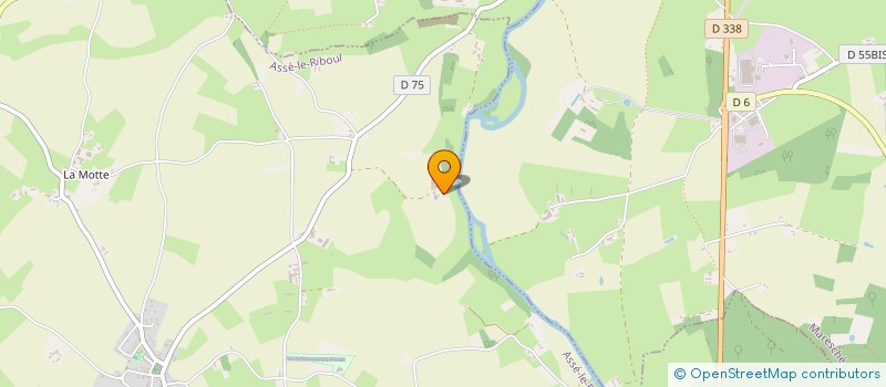 localisation de l'entreprise DE RADRAY  ASSE LE RIBOUL