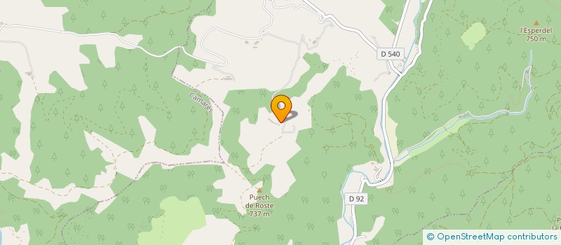 localisation de l'entreprise DE RAMONDEDIEU à SYLVANES