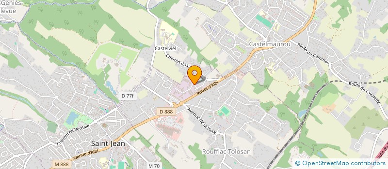 localisation de l'entreprise DE RANCOURT SARL à ROUFFIAC-TOLOSAN