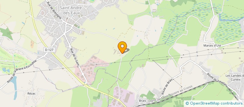 localisation de l'entreprise DE RANLIEU à SAINT-ANDRE-DES-EAUX