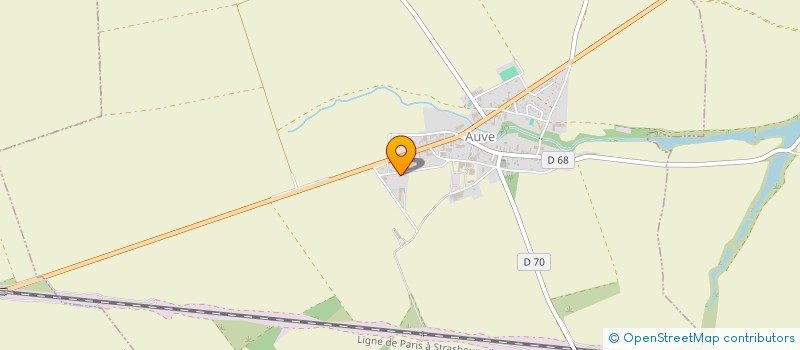 localisation de l'entreprise DE REBELVAL à AUVE