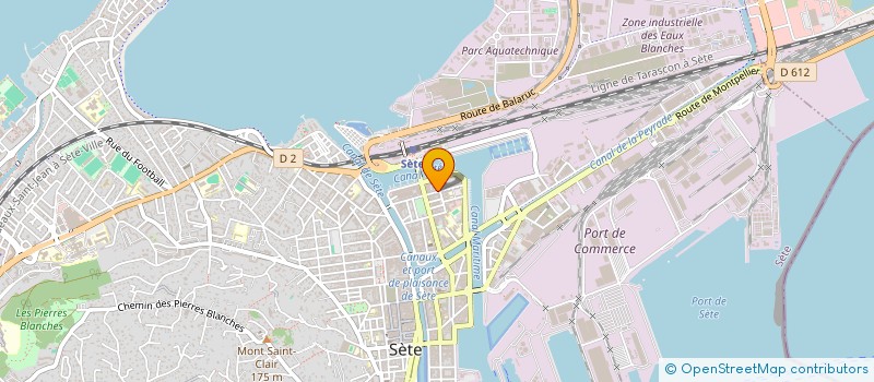 localisation de l'entreprise DE RECHAPT à SETE