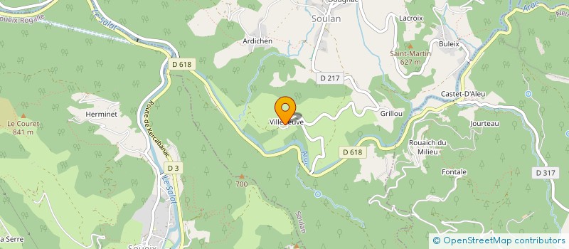 localisation de l'entreprise DE REGUDE à SOULAN
