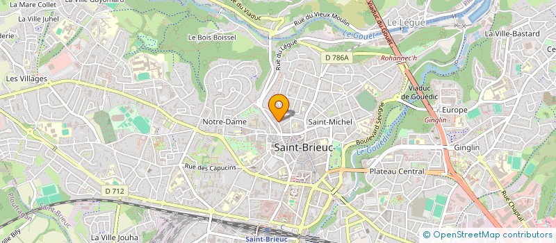 localisation de l'entreprise DE RENT COMPANY à SAINT-BRIEUC